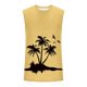 thumbnail image 4 of Hombres Casual Moda Impresión Suéter Cuello Redondo Deportes Tanque sin Mangas para Al Aire Libre Casual Diario, 4 of 5