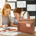 thumbnail image 3 of Extra Large Art Storage Bag - Durable Transparent Mesh Zipper Organizer for Documents and Art Supplies, Ideal for Artists Students and Professionals on the Go to Keep Essentials Tidy and Accessible, 3 of 4