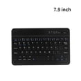 thumbnail image 1 of Teclado Bluetooth Mini Teclado Universal Inalámbrico Recargable para Tableta para Teléfono PC, Tipo 1, Negro, 7.9 pulgadas Vogacara EL001049-01B, 1 of 2