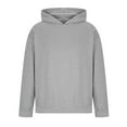 thumbnail image 4 of Chbgutlmr Hoodies for Men Long Sleeve Cropped Pullover Fall Loose Casual Plain Basic Workout Athletic Sweatshirts, 4 of 7