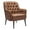 Vintage Brown, variant on Tasmania Accent Chair Vintage Brown Accent Chair, Modern Style, Plush and durable faux leather fabric, Plywood, Indoor Living