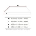 thumbnail image 4 of WOODRIA End Grain Solid Wood Cutting Board Vera wood, Hard Heavy Durable Korean Handmade Craft Chopping Board Artisan Made (Large), 4 of 7