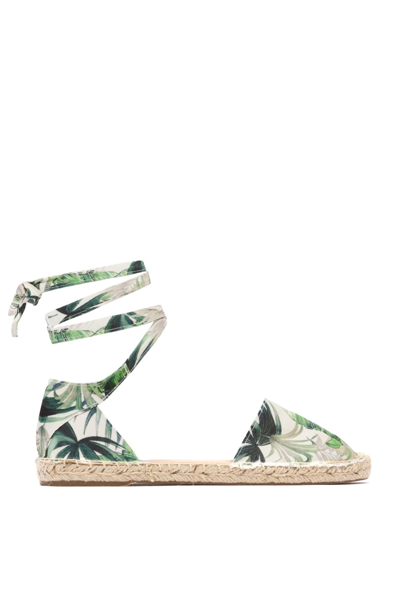 ankle wrap espadrilles flats