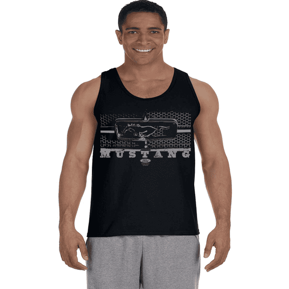 Mens Tank Tops Mens Shirts Ford Mustang Racing Pony T-shirt Sleeveless Muscle Tee
