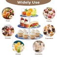 thumbnail image 5 of 3-Tier Acrylic Cupcake Stand Sturdy Dessert Display Cupcake Tower Cupcake Holder for Party Wedding Outdoor Picnic Unicorn Raising Its Front Legs, 5 of 8