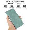 thumbnail image 3 of Phone Case for Samsung Galaxy A35, Classic RFID Blocking PU Leather Shockproof Kickstand Wallet Case with Credit Card Holder Magnetic Flip Cover Compatible with Samsung Galaxy A35, Turquoiseblue, 3 of 7