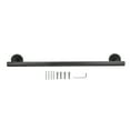 thumbnail image 2 of Towel Bar 304 Stainless Steel 18inch Matte Black Bath Single Bars Towel Rack Rod Bathroom Toilet Kitchen Towel Shelf, 2 of 8
