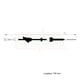 thumbnail image 2 of Cable Chicote Embrague Compatible Con Kia Avella 1.5L 2000 2001 2002 2003 2004 2005 CAHSA Cable Chicote Acelerador, 2 of 6