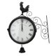 thumbnail image 3 of Reloj de pared Jadeshay decorativo de Hierro forjado retro forma de gallo, 3 of 12