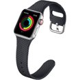 thumbnail image 1 of Compatible con Apple Watch Band 40 mm Mujeres Hombres Serie 6, cómoda pulsera deportiva con patrón de tejido texturizado flexible para Apple Watch Se 38 mm Serie 6, 1 of 5