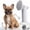 White, variant on WAAYEE Electric Dog Cleaning Foam Machine – Automatic Dog Soap Dispenser for Bathing, IPX7 Waterproof Dog Bath Supplies Suitable for Dogs, Yellow