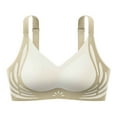 thumbnail image 3 of Admvng Women Bras Middle Aged and Elderly Bras without Steel Rings Large Size Underwear Front Button Style Comfortable Bra, Size M-3XL, 3 of 3