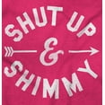 thumbnail image 2 of Shut Up and Shimmy Dancer Dancing Women Plus Size Crewneck Sweatshirt Brisco Brands 3X, 2 of 5