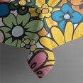 thumbnail image 5 of Pioneer Flower Floral Print Pattern Square Tablecloth,Waterproof Square Table Cover,Wipeable Spillproof Washable Table Cover for Home Kitchen Party Decor 42"X42"(107x107cm), 5 of 6