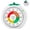 White, variant on Owlprince Magnetic Visual Timer, 60-Minute Countdown Timer for Adults Students, 4-Color Zone Dial Pomodoro Mode for Kitchen Cooking Classroom, Yellow