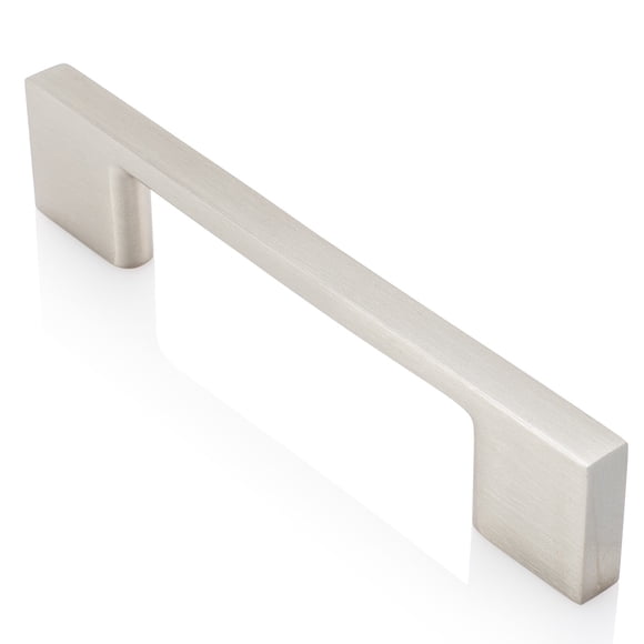 Tirador de armario Southern Hills, níquel satinado, 9,6 cm, paquete de 5