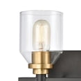 thumbnail image 2 of Elk Home 13-Inch Wide Cambria Vanity Light, Transitional, Matte Black, 2 of 2