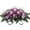 Purple, variant on KALAKALA Artificial Cemetery Flower Headstone Flower Saddle Grave Rose Flowers for Cemetery Non-Bleed Colors Windpoof (Pink)