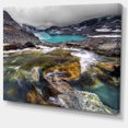 thumbnail image 2 of Mountain Creek Fluide dans le Lac - Grande Impression sur Toile, 2 of 4