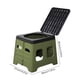 thumbnail image 3 of Inodoro portátil plegable para camping y emergencias, diseño compacto en gris o verde militar con tapa sellada, 37 x 30 x 26,5 cm, 1,3 kg de peso., 3 of 6