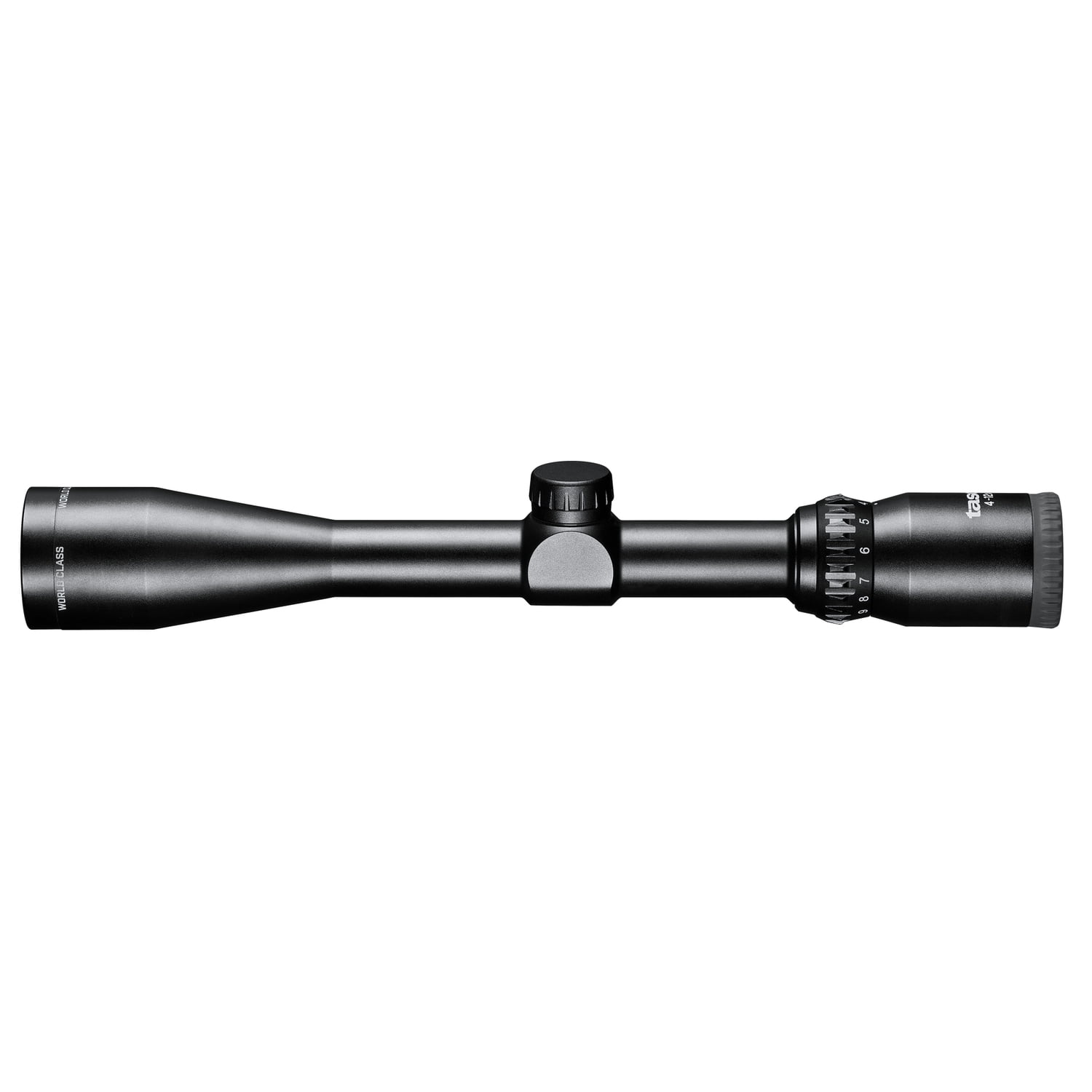 Tasco World Class 4-12x40 Riflescope With Rings Black
