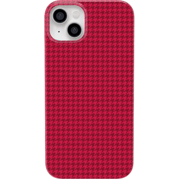 Best Dressed | Red Houndstooth Case,iPhone 14 Pro Max