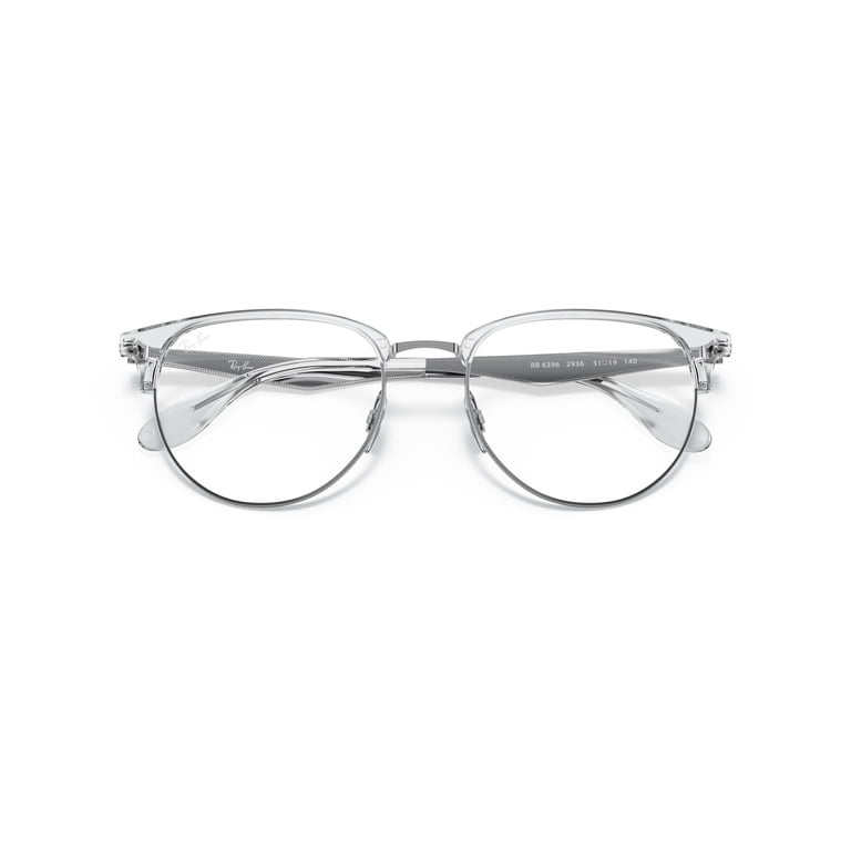 Ray-Ban Prescription Eye Glasses with Case, Size 51, Silver Frames