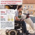thumbnail image 3 of Chaleco Opstin para perros de servicio, etiqueta de identificación, 50 tarjetas de información ADA, talla X-Small-XXL, 3 of 6