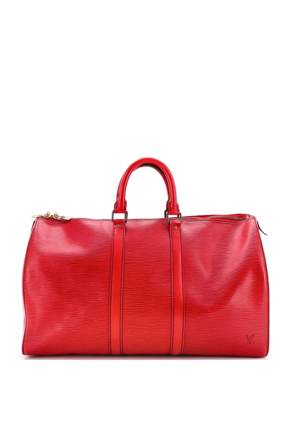 Pre-Owned Keepall Bag Epi Leather 45 By Rebag
