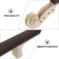 thumbnail image 2 of Miangastore Replacement Fingerboard for Violin Ebony 1 Set 15.0*2.0*1.6In, 2 of 9