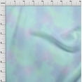 thumbnail image 4 of oneOone Viscose Chiffon Light Blue Fabric Abstract Faces Fabric For Sewing Printed Craft Fabric By The Yard 42 Inch Wide, 4 of 6