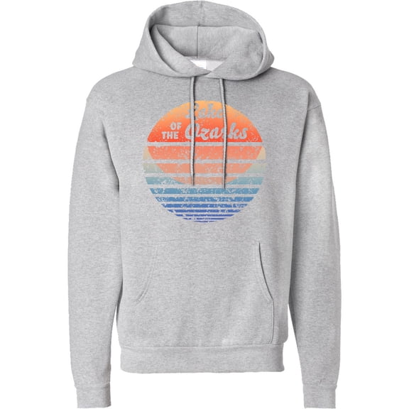 Inktastic Lake of the Ozarks Distressed Retro Sunset Adult Hoodie Sweatshirt