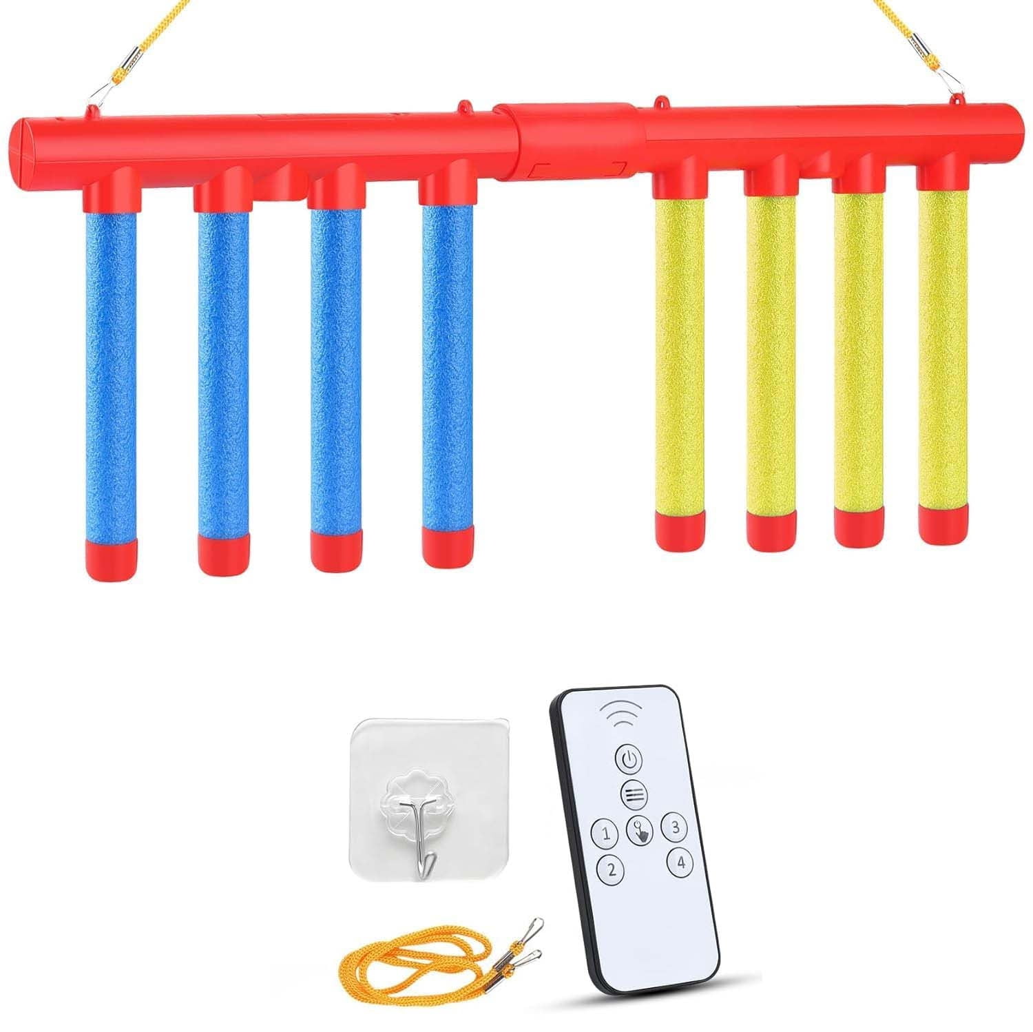 Reflex Game,Reflex Drop Sticks Challenge Game with Remote, Hand Eye Coordination Training Reaction Training,3-Speed Reflective Drop Stick Game, Hand-Eye Coordination Catching Sticks for All Age