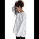 thumbnail image 3 of Camisetas de Larga con Cuello Redondo Extragrande para Mujer, Blusas Básicas de Otoño, Ropa Informal de Entrenamiento Y2K. S, 3 of 8
