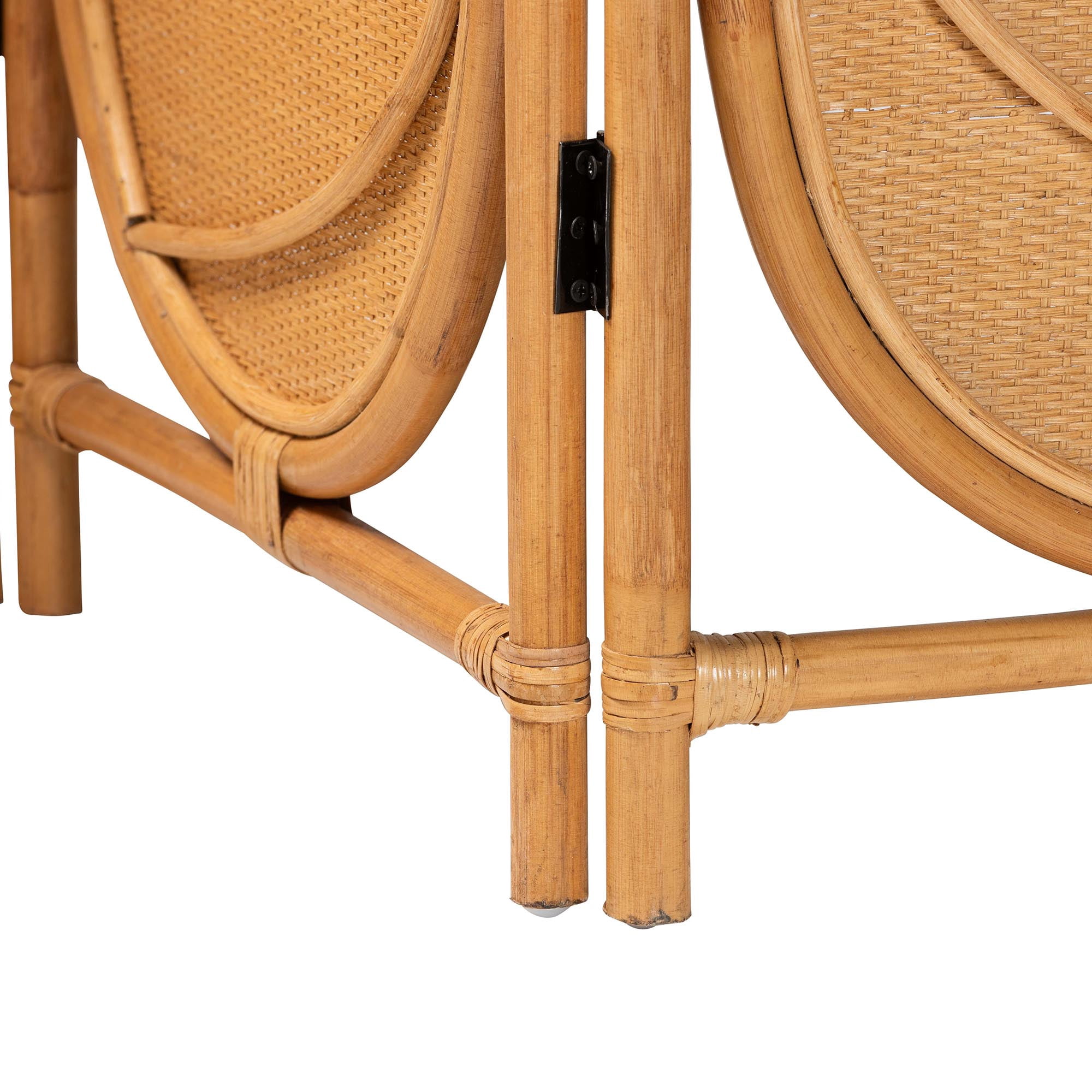 bali & pari Kiyoko Boho Room Divider, Light Honey