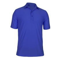 Monterey Club Men's Solid Horizontal alignment stretch fabric,Tailored Collar Short sleeve Golf Polo Shirt #1295