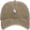 Khaki, variant on Byfri Black Halloween Ghost Embroidered Baseball Hat 56-62cm Adjustable Washed Cotton Dad Cap