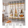 thumbnail image 6 of Fall Shower Curtain Maple Leaf Fallen Leaves Shower Curtains for Bathroom Pumpkin Gnomes Bath Curtains Sets with Hooks for Autumn Thanksgiving Seasonal Decor Polyester Waterproof Extra Long 72" X 84", 6 of 6