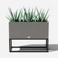 thumbnail image 3 of Veradek Block Series Raised Long Box Plastic Planter - (38 in., Gray), 3 of 10