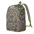 thumbnail image 2 of Boho Mandala Floral Print Backpack for Women & Men, Large Capacity Laptop Bookbag for College, Durable Daypack for School, Work Commute and Travel, Perfect Gift, 2 of 5