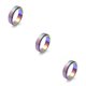 thumbnail image 4 of Minnieouse Anillo giratorio de acero inoxidable giratorio joyería ansiedad antiestrés fiesta regalo para hombres mujeres, tamaño 6 8 # 3piezas Minnieouse CBP585131, 4 of 6