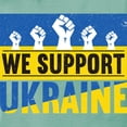 thumbnail image 3 of CafePress - We Support Ukraine T Shirt - Womens Comfort Colors® Shirt, 3 of 4