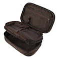 thumbnail image 1 of Bolsa de cosméticos Unique Bargains Bolsa de maquillaje de viaje Marrón 7.87 x 4.72 x 3.15 pulgadas, 1 of 1