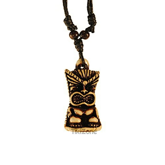 Lucky Tiki God of Wealth Necklace