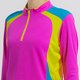 thumbnail image 4 of MHFRRA Camiseta de Manga Larga con Protección Solar para Mujer, Ligera, de Secado Rápido, para deportes Al Aire Libre, Senderismo y Montañismo. Rosa Fuerte, 4 of 5