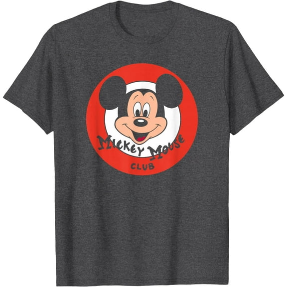 Retro Classic Mickey Mouse Club DTG Print Unisex T-Shirt