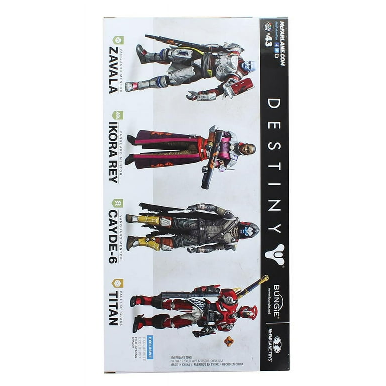 McFarlane Toys Destiny 2 Gunslinger Cayde-6 7" Action Figure With Golden Gun & 12+ Points Of Articulation