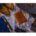 thumbnail image 2 of Stealth Mode Trifold Leather Wallet for Men with RFID Blocking (Light Brown), 2 of 6