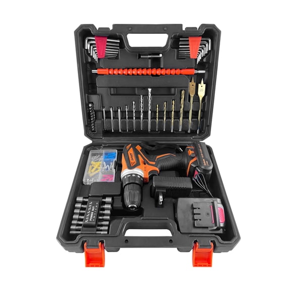 Kit de destornilladores inalámbricos SOLUDE 16,8 V como máximo con 2 x 3000 mAh
