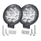 thumbnail image 1 of Par De Faros 9 Leds Tunelight Redondos 36w Auto/moto/camión, 1 of 4